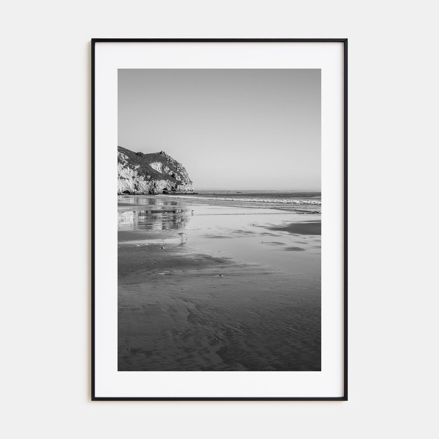 Avila Beach Photo B&W Poster