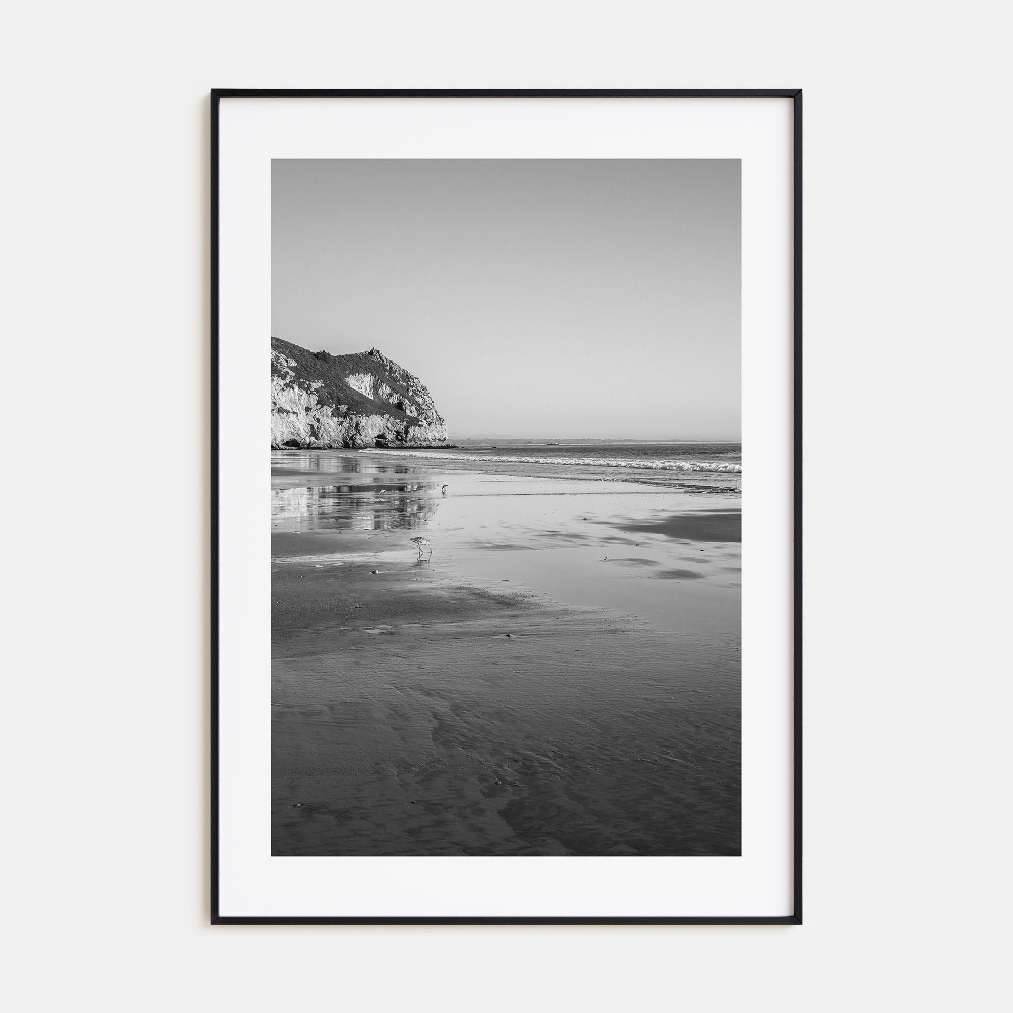 Avila Beach Photo B&W Poster
