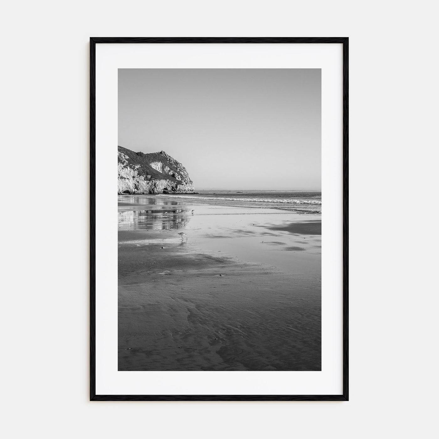 Avila Beach Photo B&W Poster