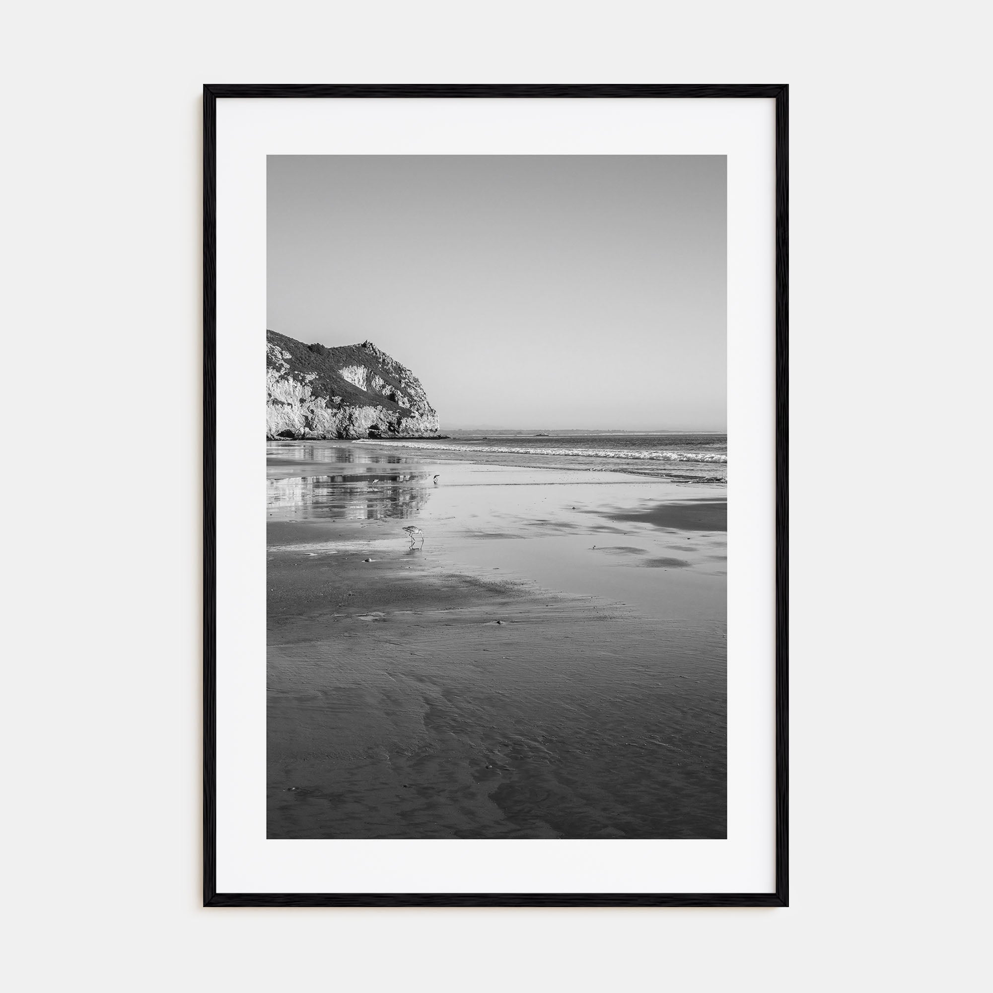 Avila Beach Photo B&W Poster