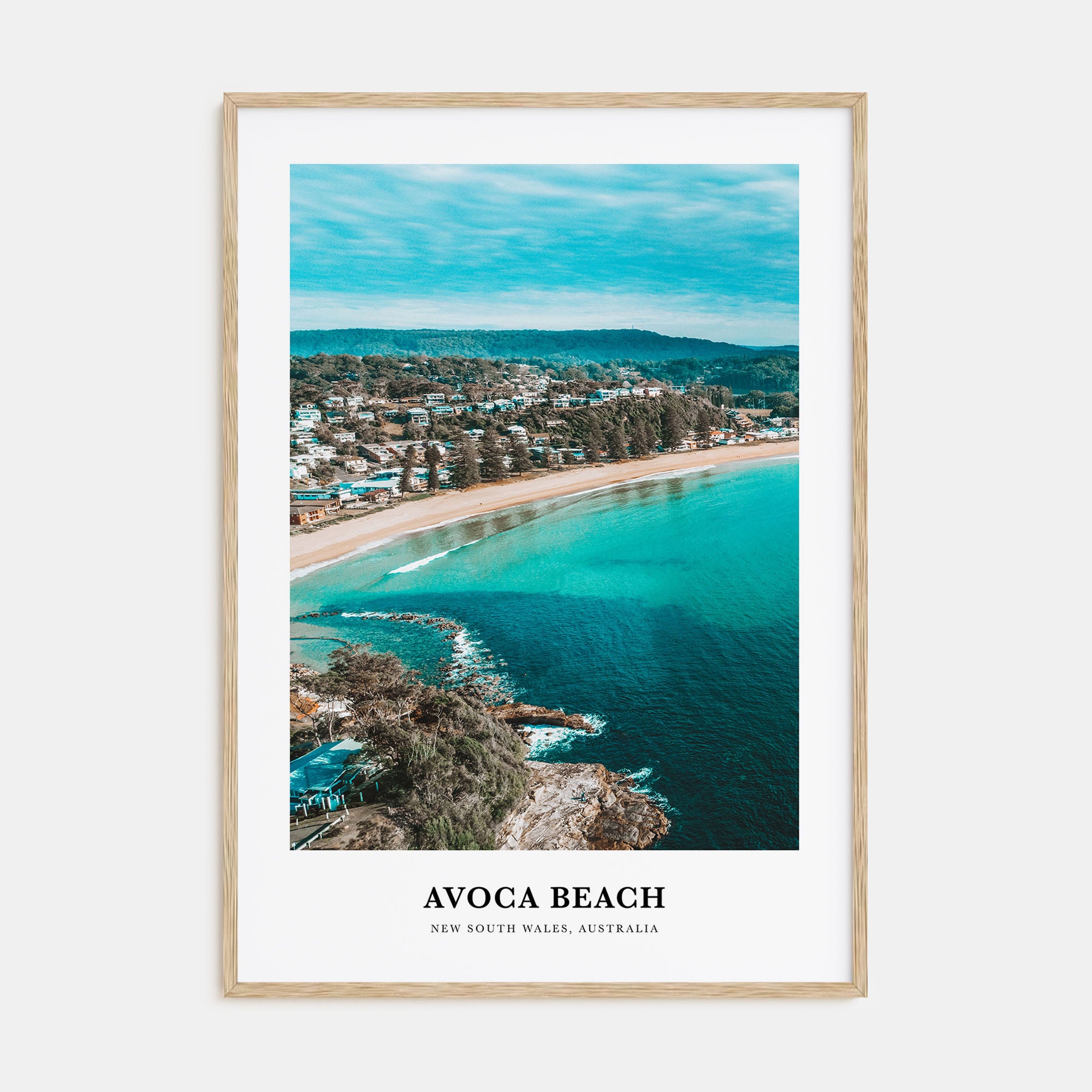 Avoca Beach Portrait Color Poster