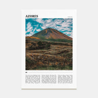 Azores Travel Color Poster
