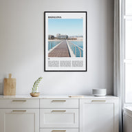 Badalona Travel Color Poster