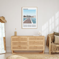 Badalona Travel Color Poster