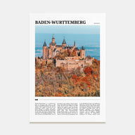 Baden-Württemberg Travel Color No 1 Poster