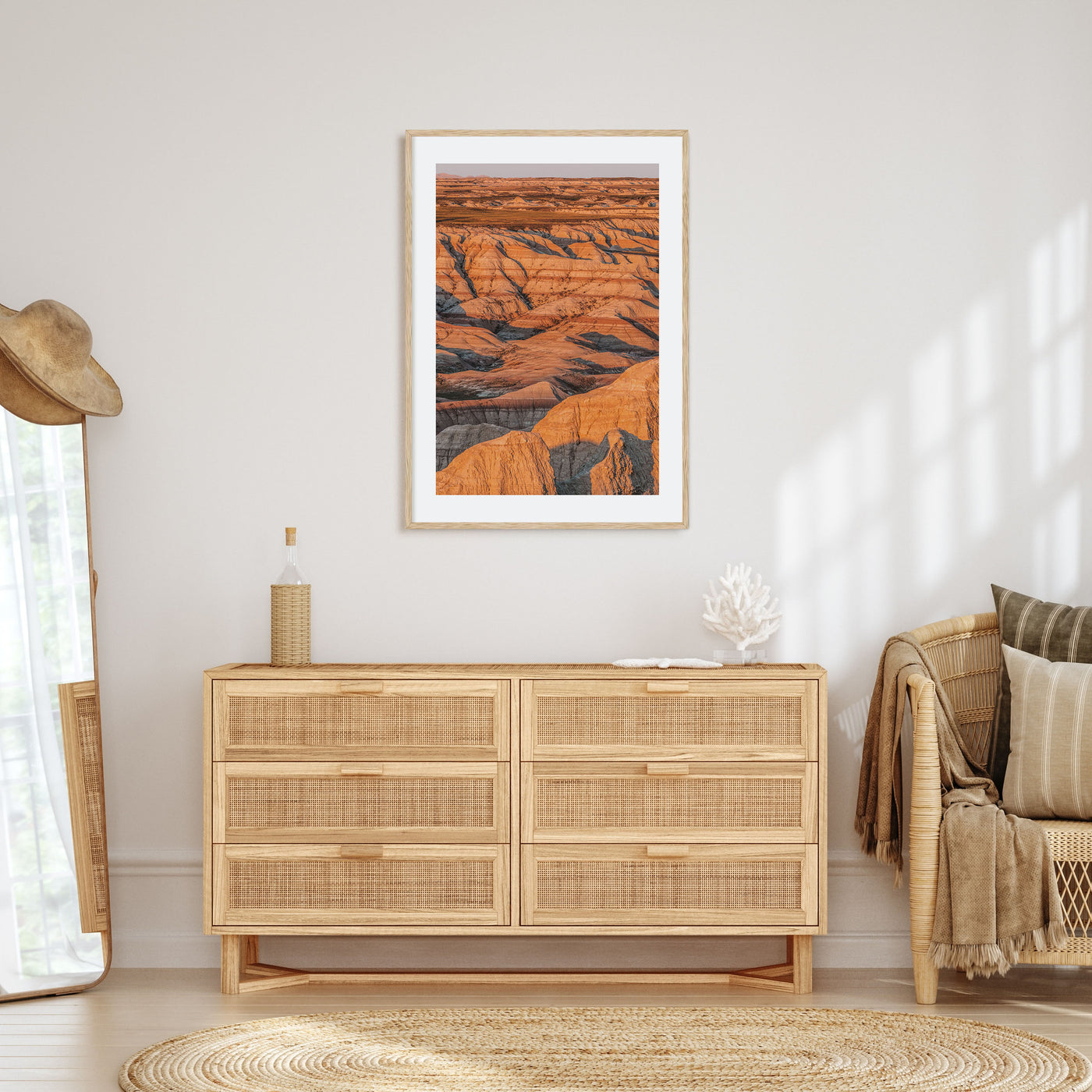 Badlands National Park Photo Color Poster