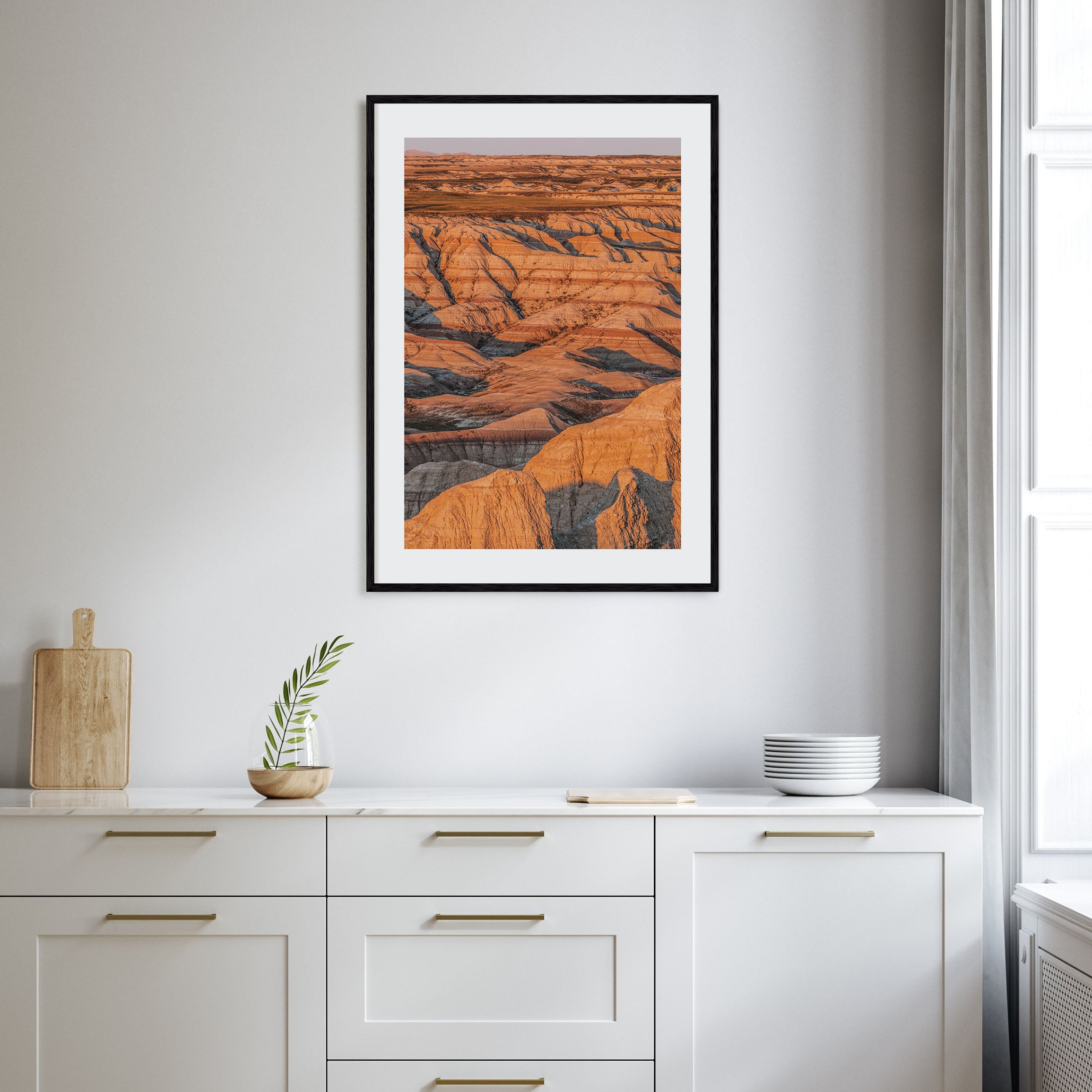 Badlands National Park Photo Color Poster