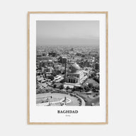 Baghdad Portrait B&W Poster