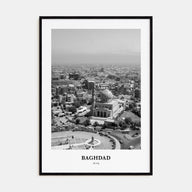 Baghdad Portrait B&W Poster