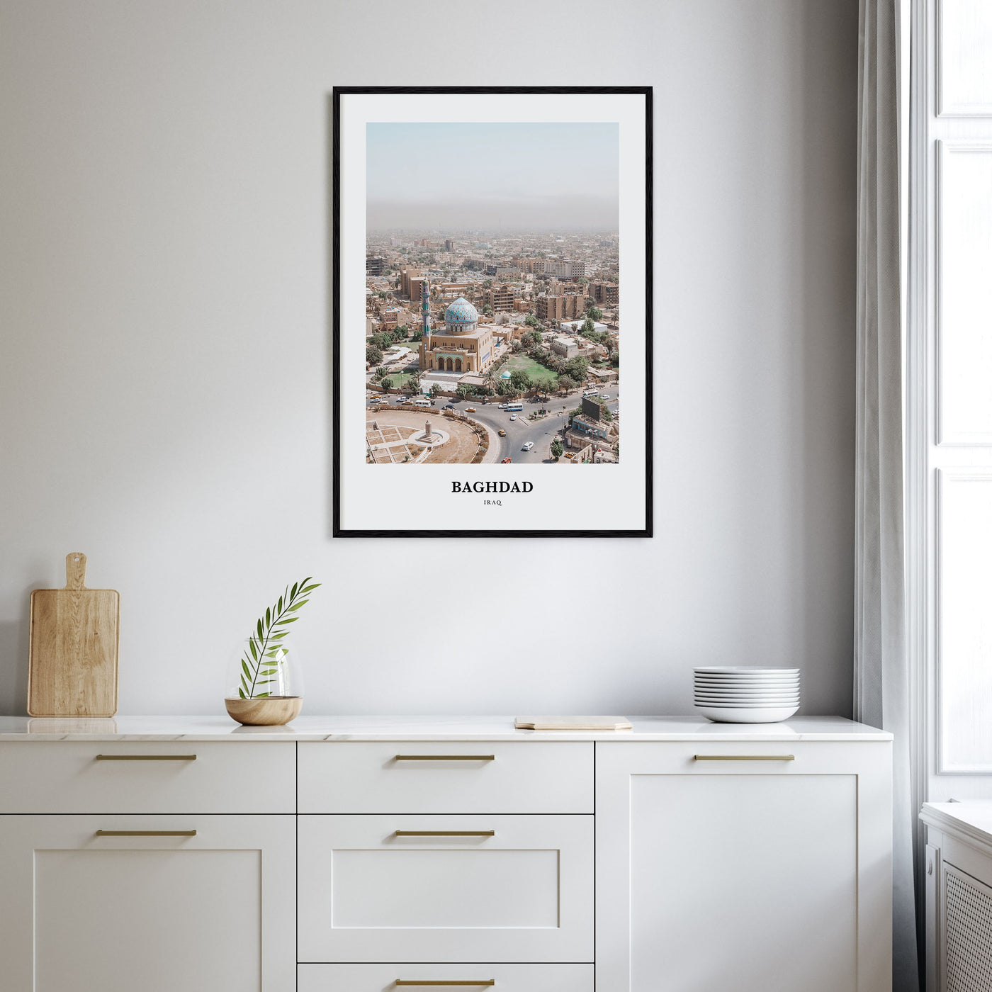 Baghdad Portrait Color Poster