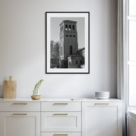 Bakersfield Photo B&W Poster