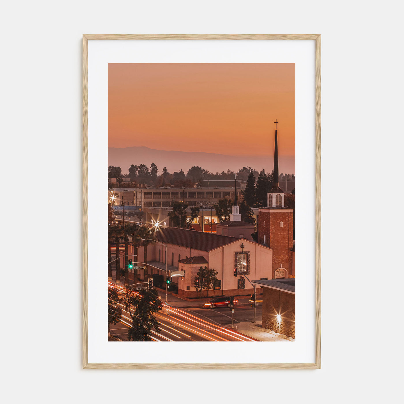 Bakersfield Photo Color Poster