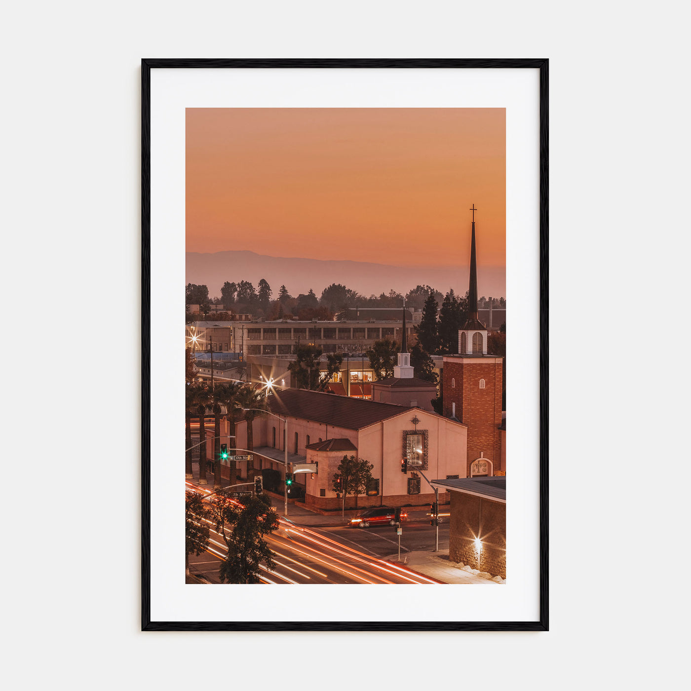 Bakersfield Photo Color Poster