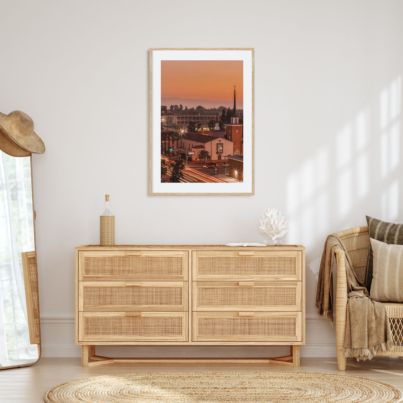 Bakersfield Photo Color Poster