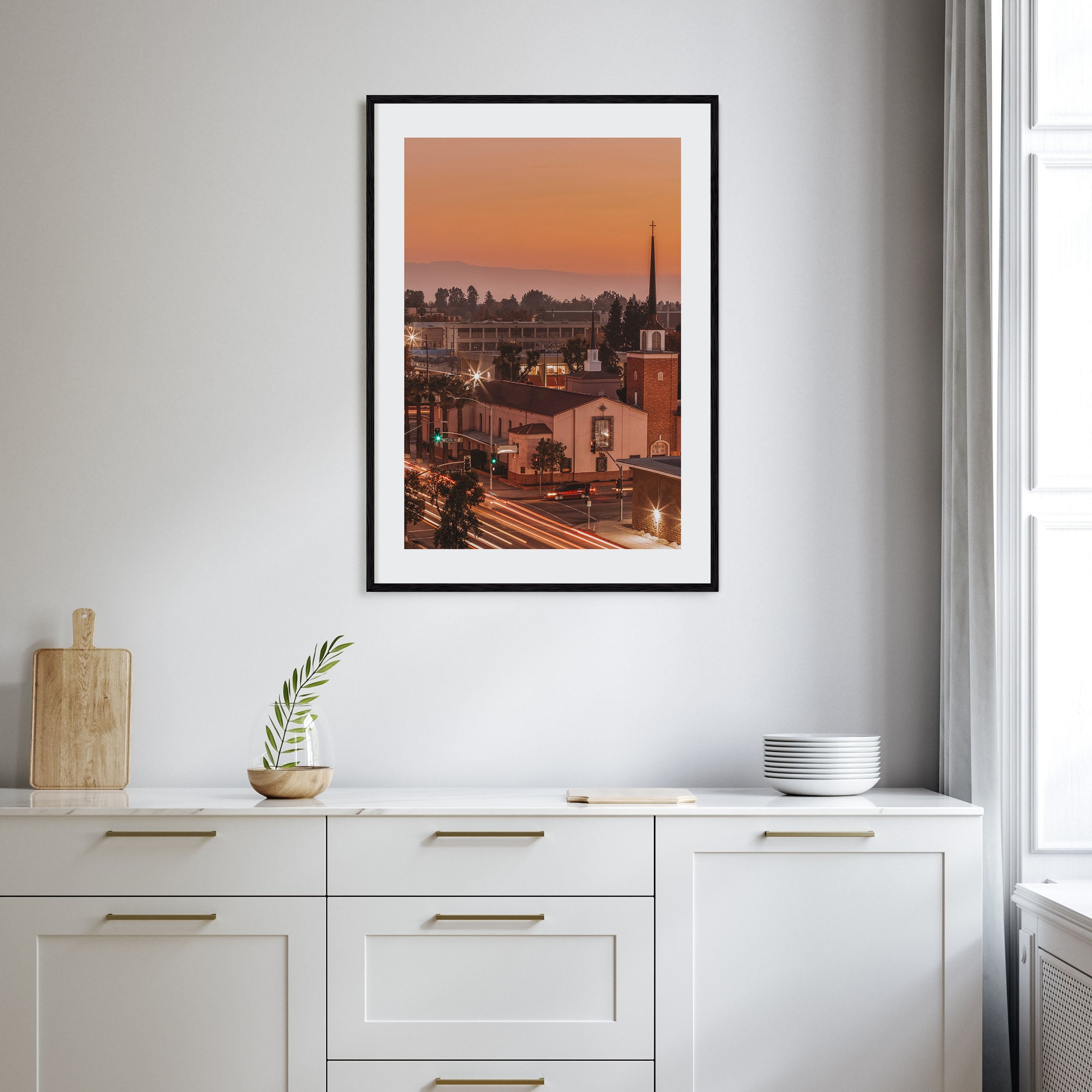 Bakersfield Photo Color Poster