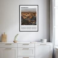 Bakersfield Travel Color Poster