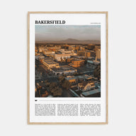 Bakersfield Travel Color Poster