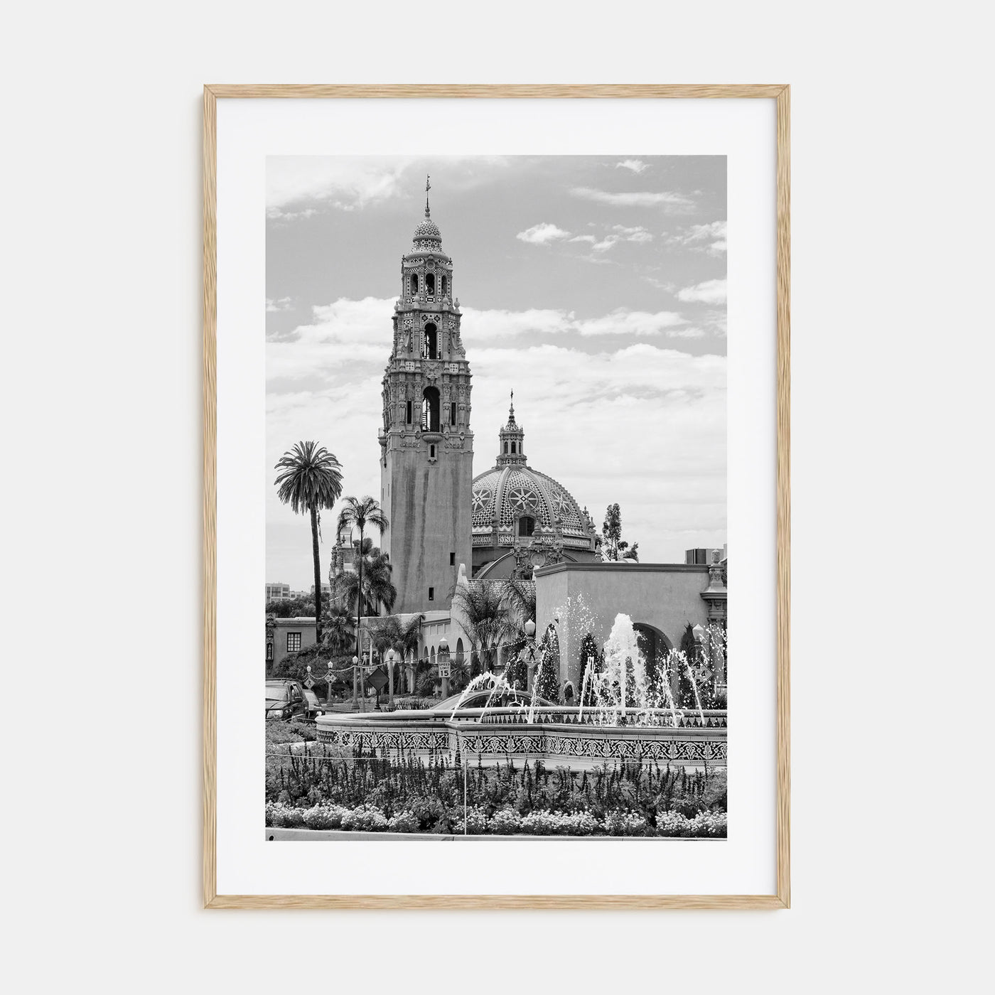 Balboa Park Photo B&W Poster