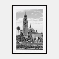 Balboa Park Photo B&W Poster