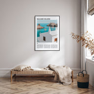 Balearic Islands Travel Color Poster
