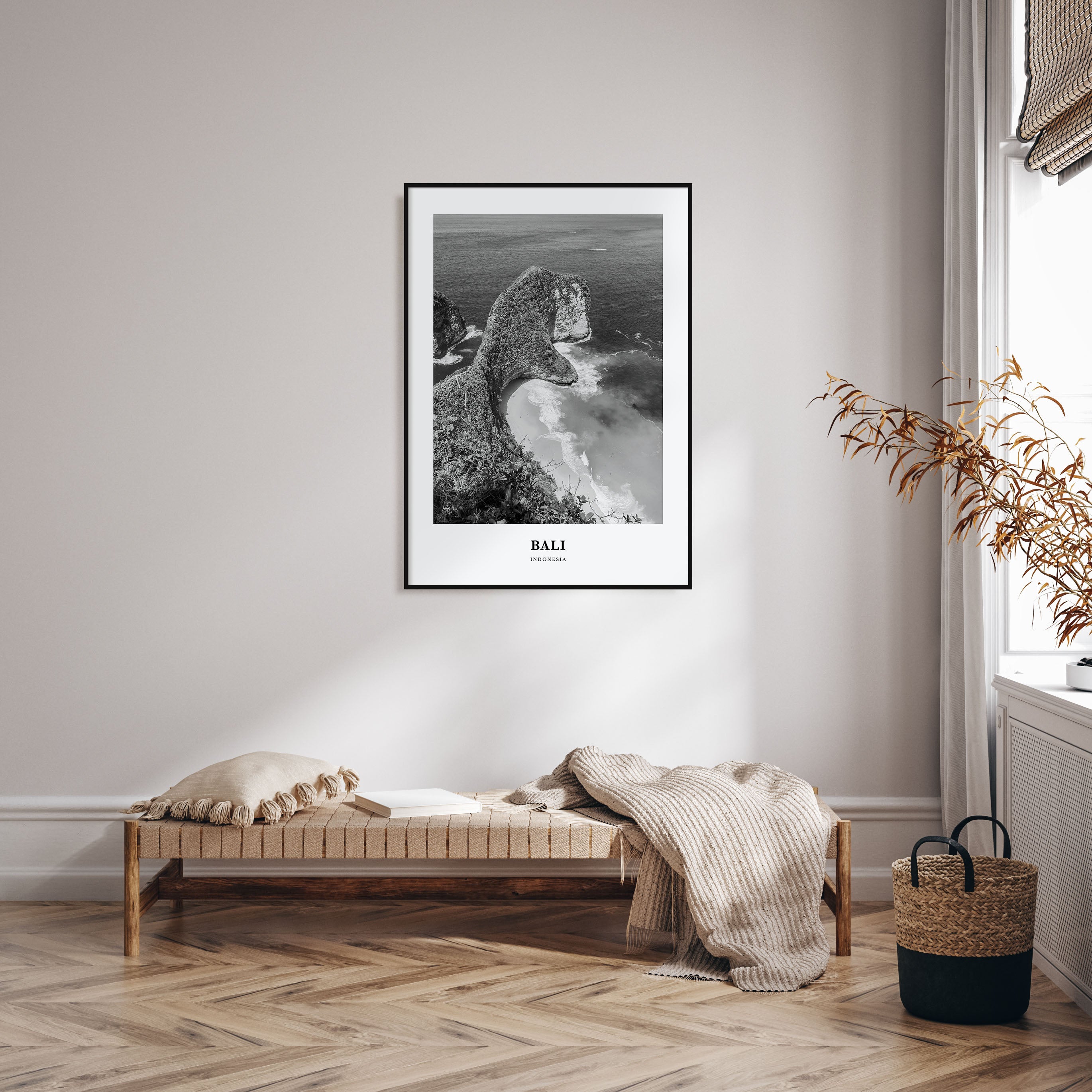 Bali Portrait B&W No 2 Poster