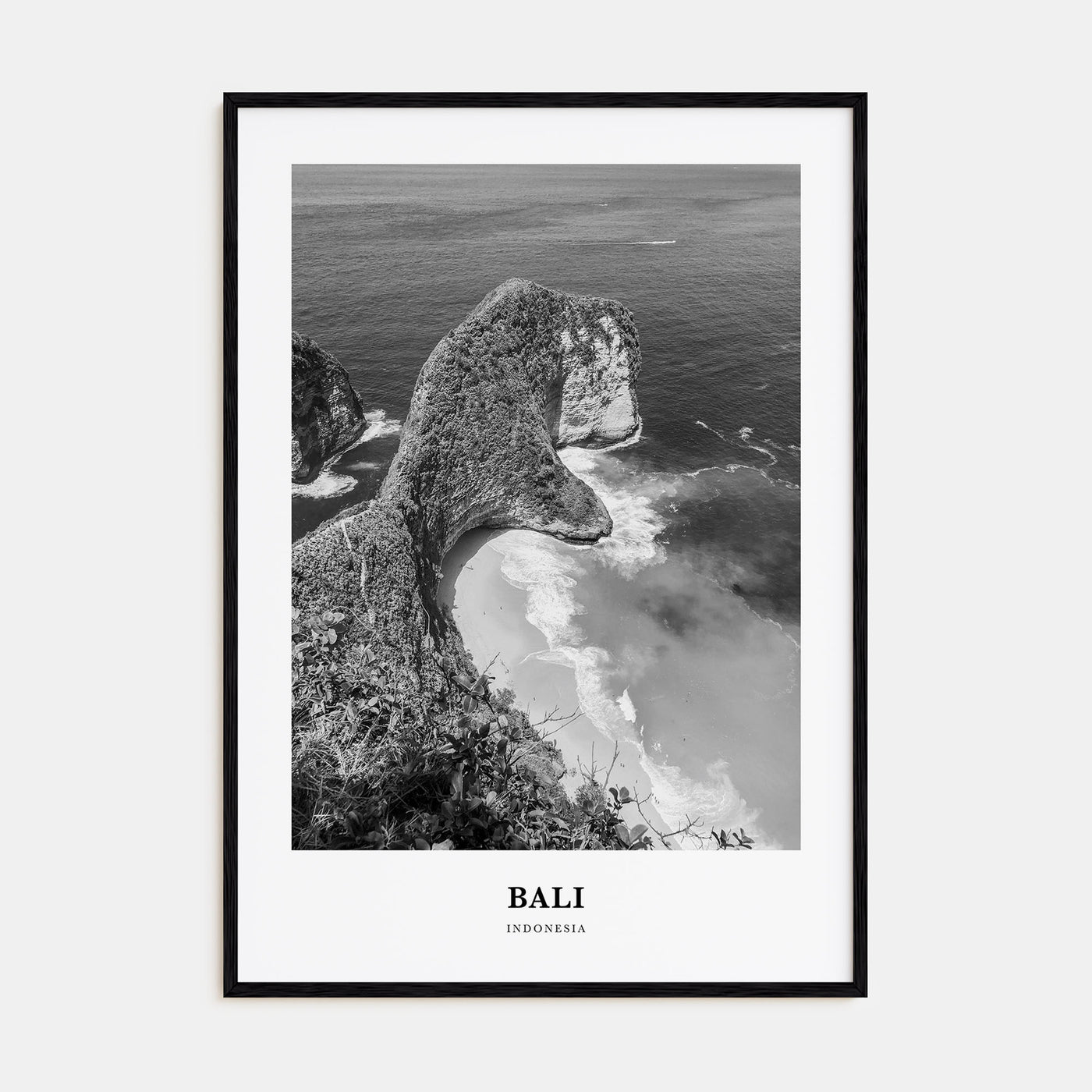 Bali Portrait B&W No 2 Poster