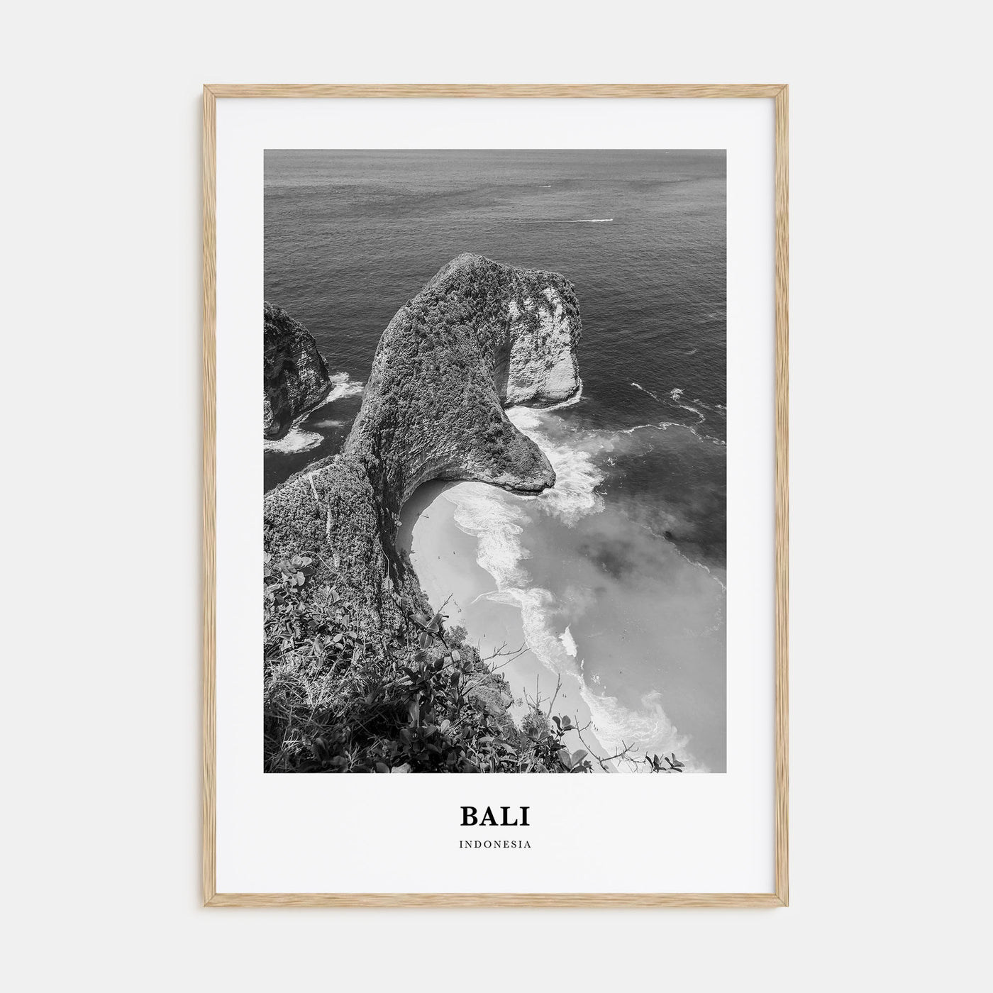 Bali Portrait B&W No 2 Poster
