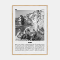 Bali Travel B&W No 1 Poster
