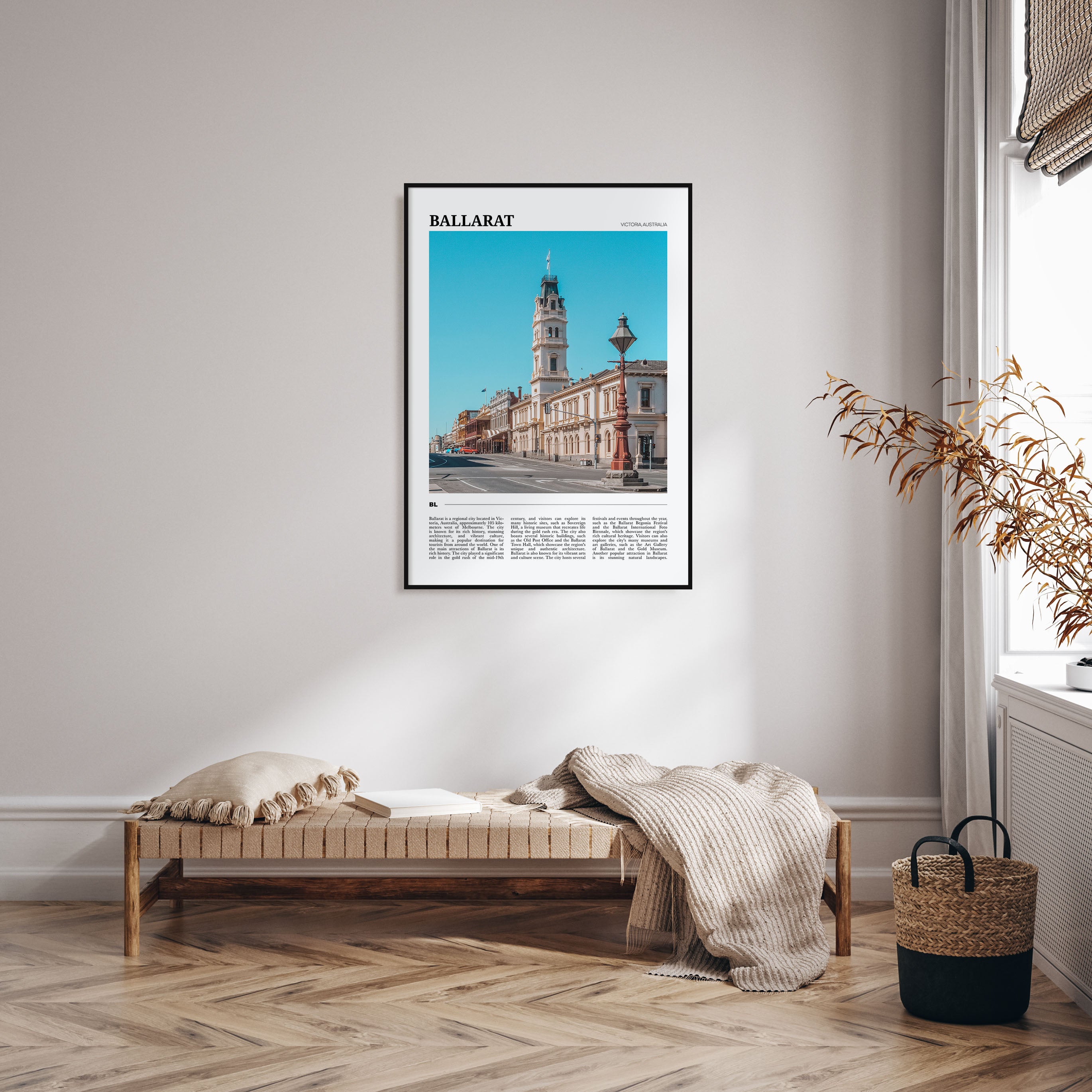 Ballarat Travel Color Poster