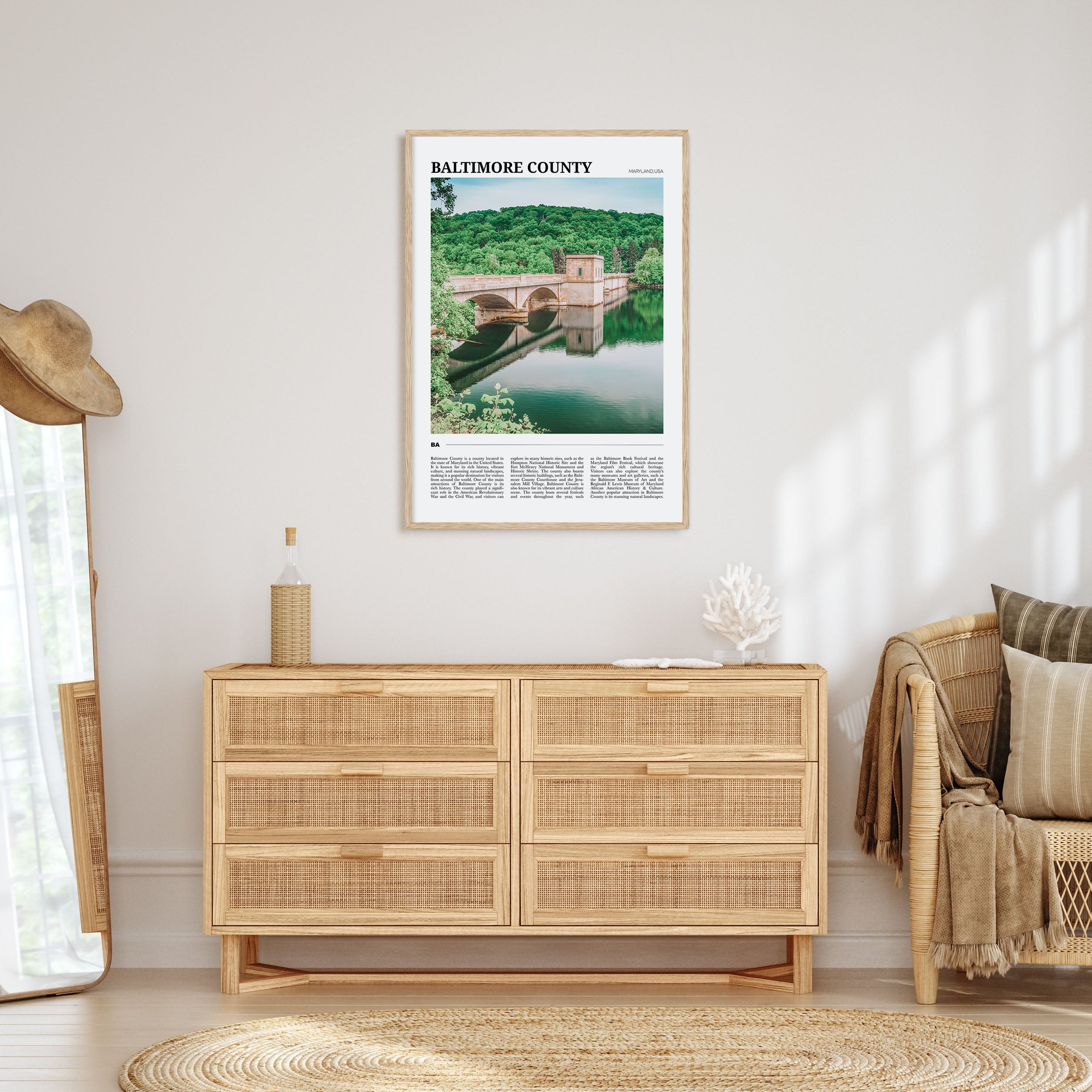 Baltimore County Travel Color Poster