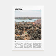 Bamako Travel Color Poster