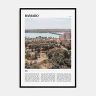 Bamako Travel Color Poster