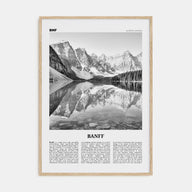 Banff Travel B&W No 1 Poster