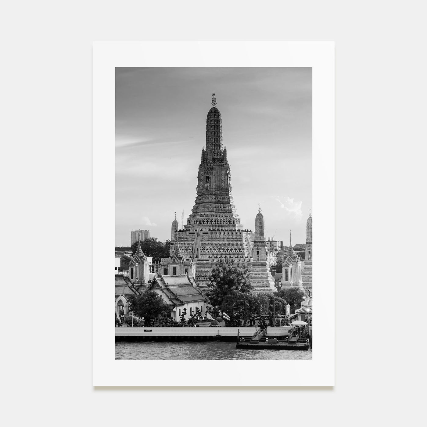 Bangkok Photo B&W Poster