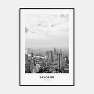 Bangkok Portrait B&W No 1 Poster