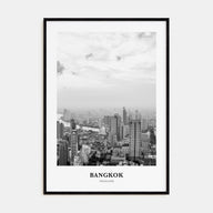 Bangkok Portrait B&W No 1 Poster