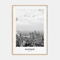 Bangkok Portrait B&W No 1 Poster