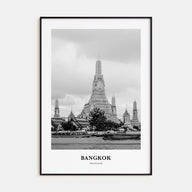 Bangkok Portrait B&W No 2 Poster