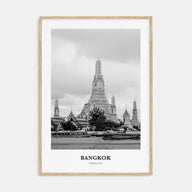 Bangkok Portrait B&W No 2 Poster