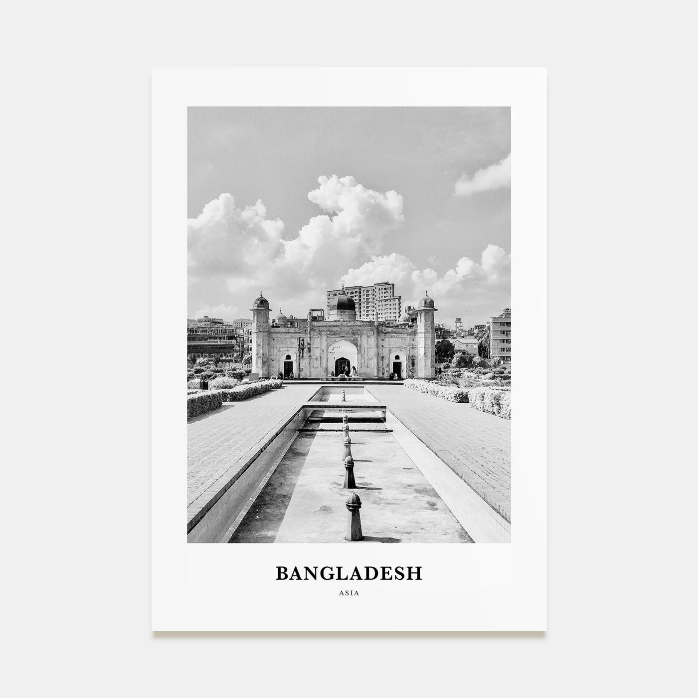 Bangladesh Portrait B&W No 1 Poster