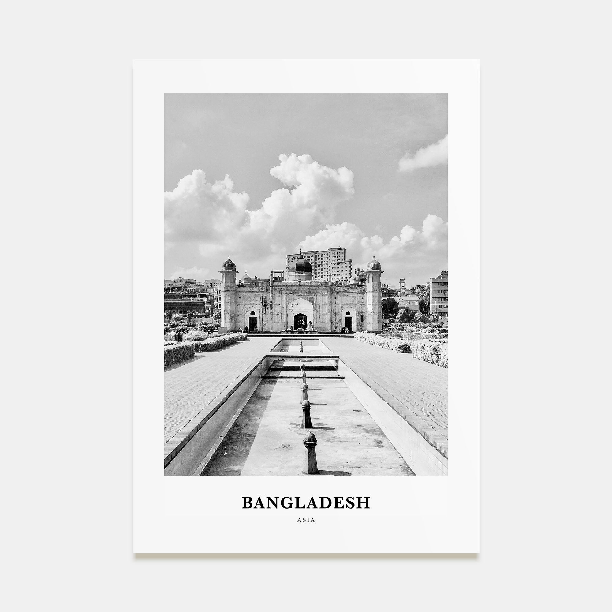 Bangladesh Portrait B&W No 1 Poster