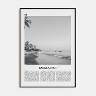 Bangladesh Travel B&W No 1 Poster