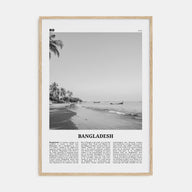 Bangladesh Travel B&W No 1 Poster
