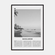 Bangladesh Travel B&W No 1 Poster