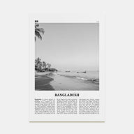 Bangladesh Travel B&W No 1 Poster
