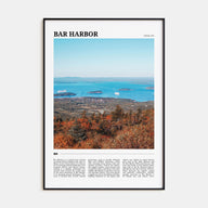Bar Harbor Travel Color No 1 Poster