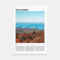 Bar Harbor Travel Color No 1 Poster