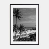 Barbados Photo B&W Poster