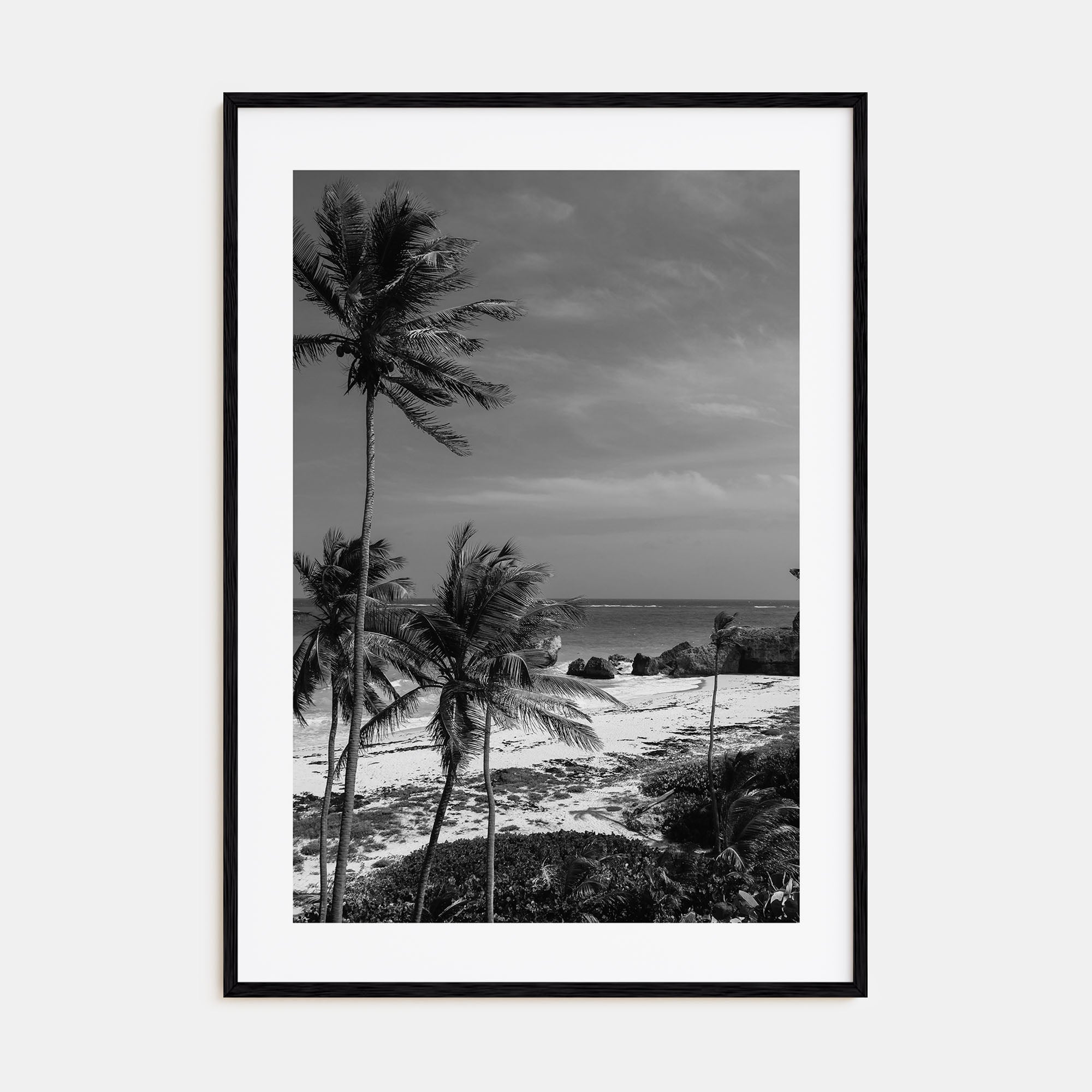 Barbados Photo B&W Poster