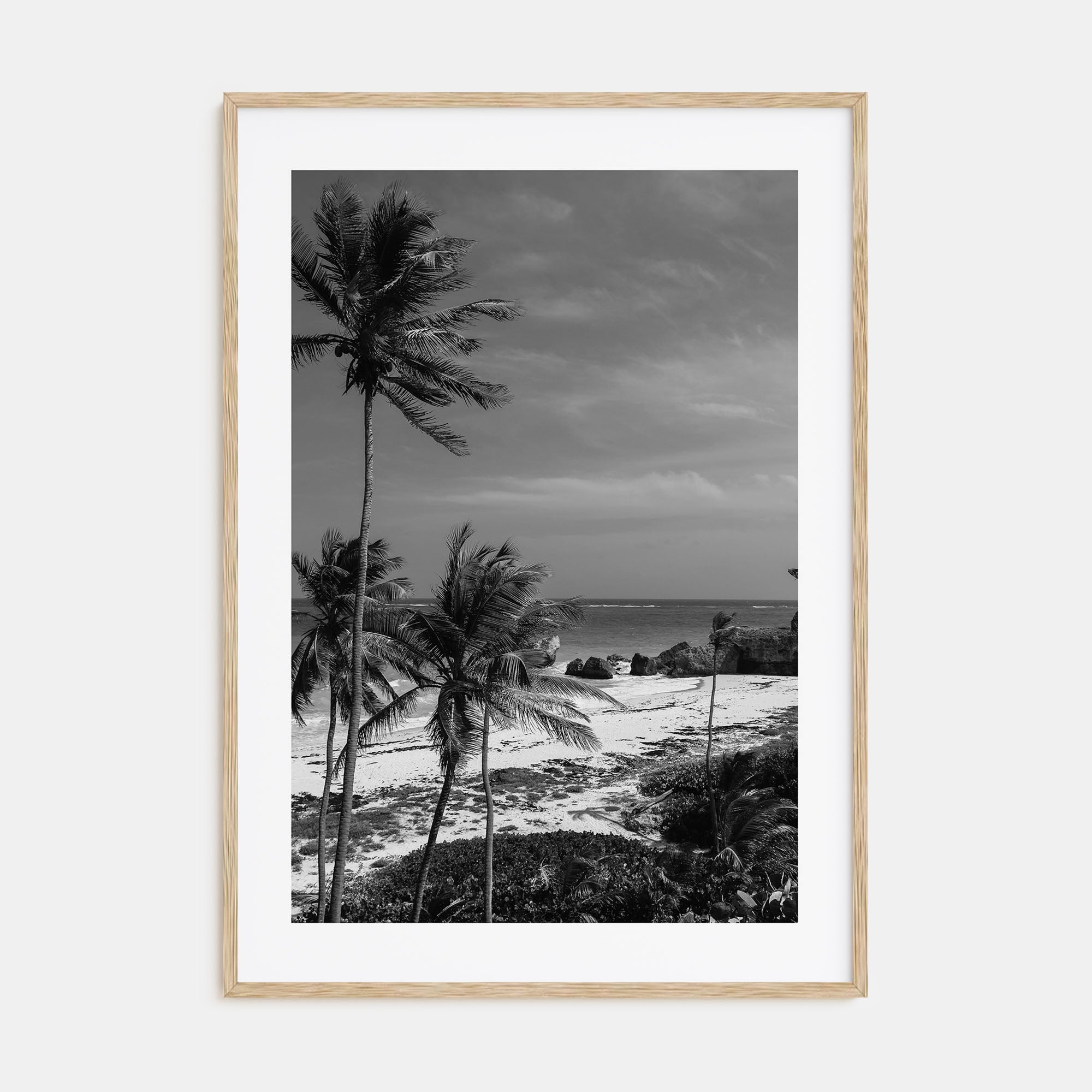 Barbados Photo B&W Poster